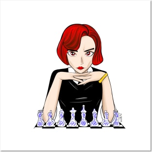 sports master in chess, the redhead ecopop art Posters and Art